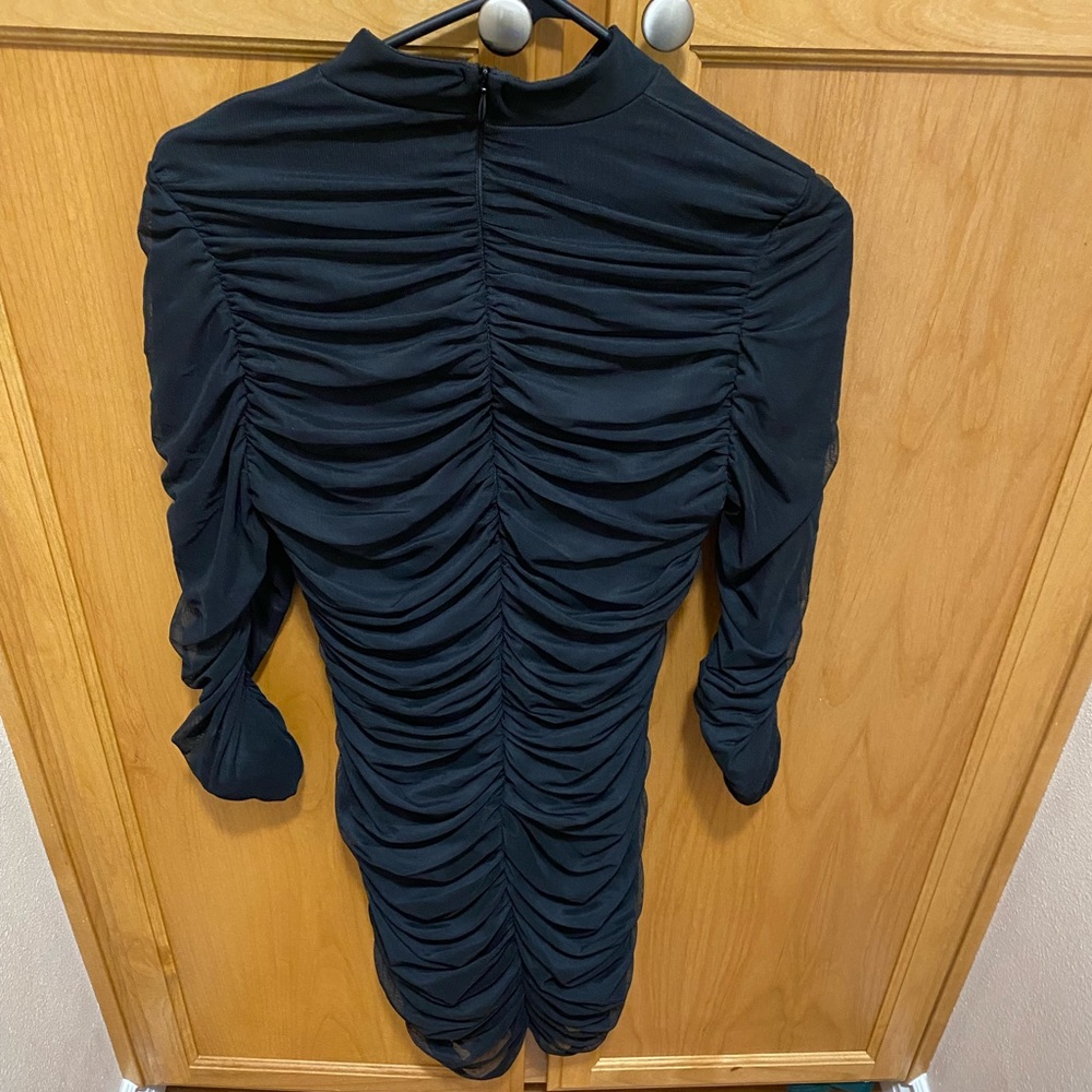 Black long sleeve dress